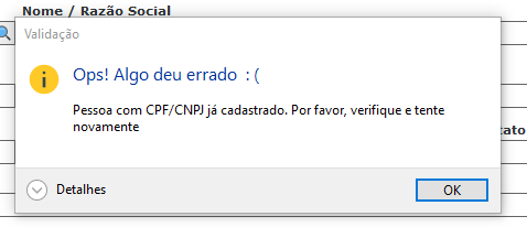 CNPJ Telefone e-mail Pessoa para contato